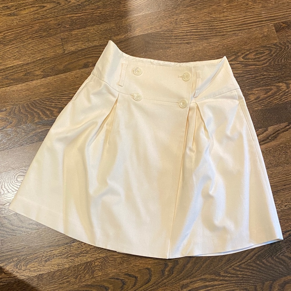 Club Monaco Ivory Tasleem Skirt